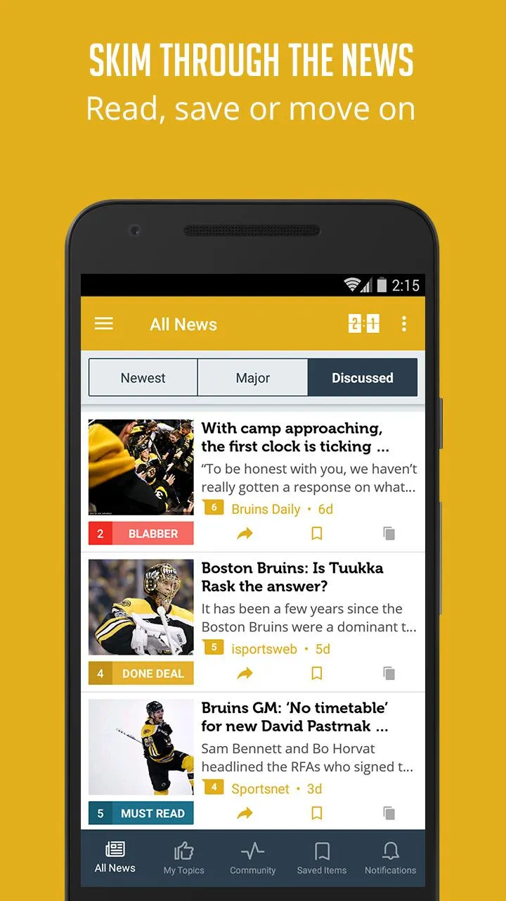 Boston Hockey News & Scores | Indus Appstore | Screenshot