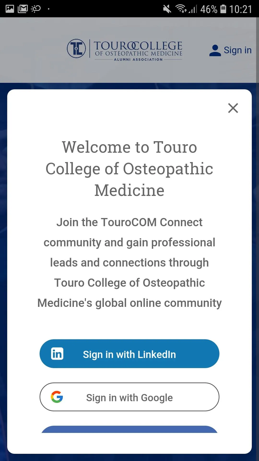 TouroCom Alumni | Indus Appstore | Screenshot