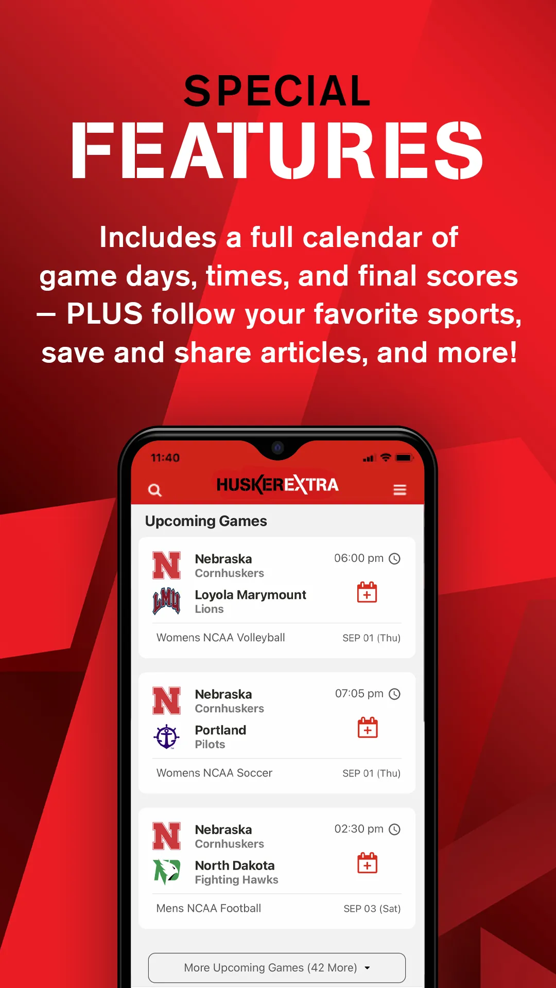 Husker Extra | Indus Appstore | Screenshot