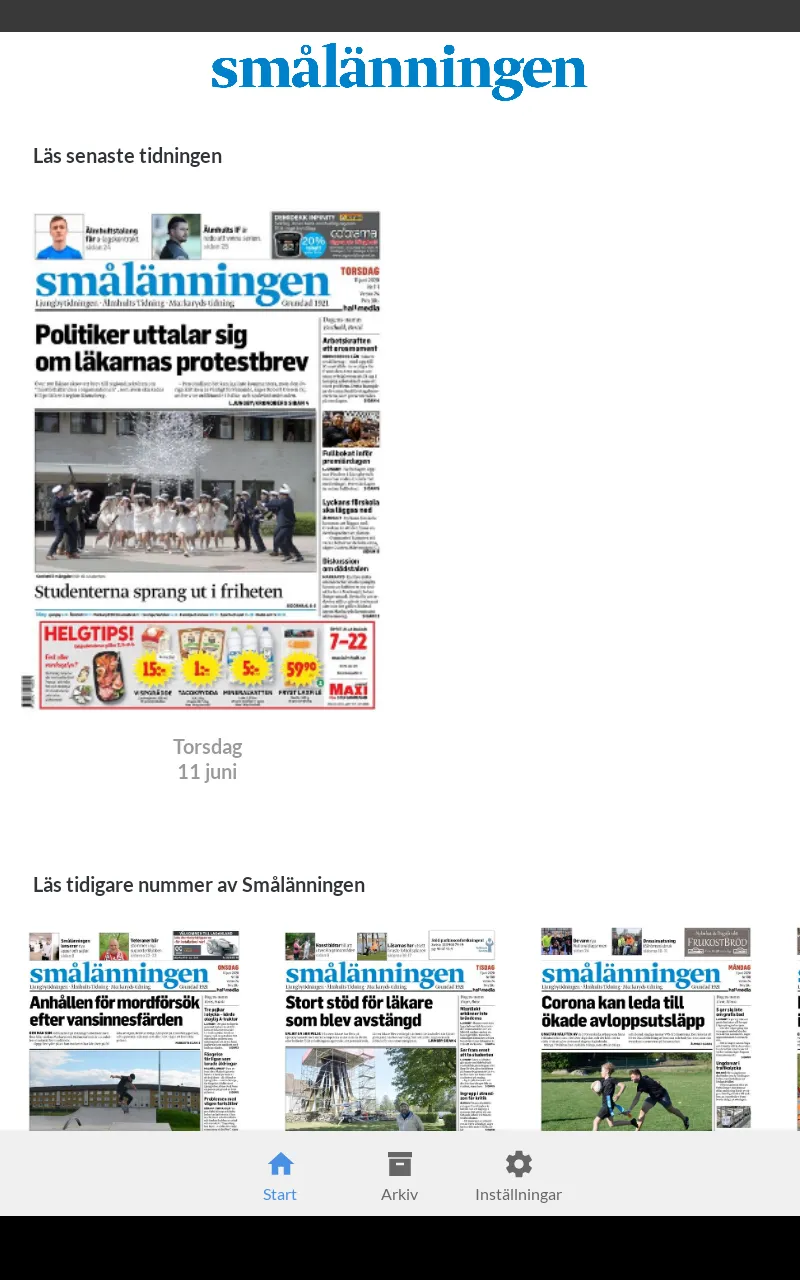 Smålänningen e-tidning | Indus Appstore | Screenshot