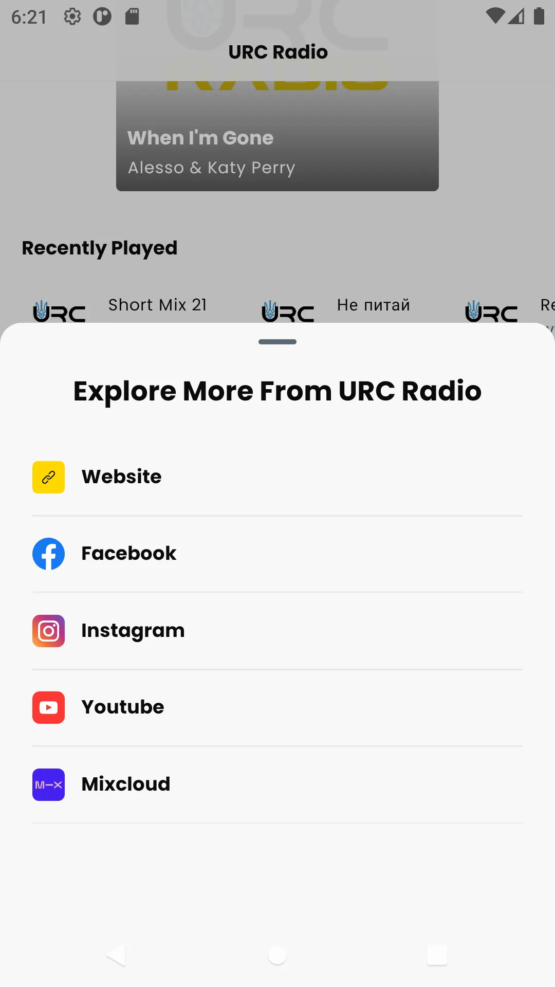 URC Radio | Indus Appstore | Screenshot