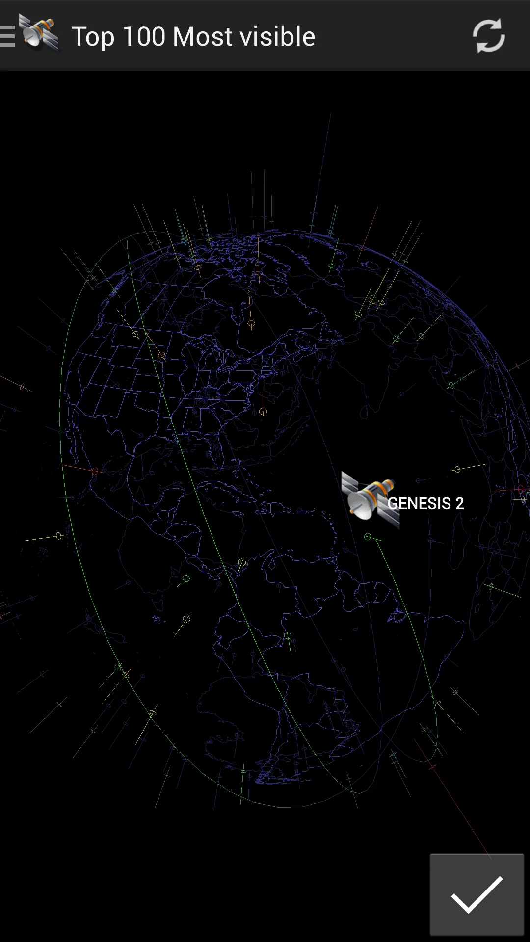 3D Satellite Tracker | Indus Appstore | Screenshot