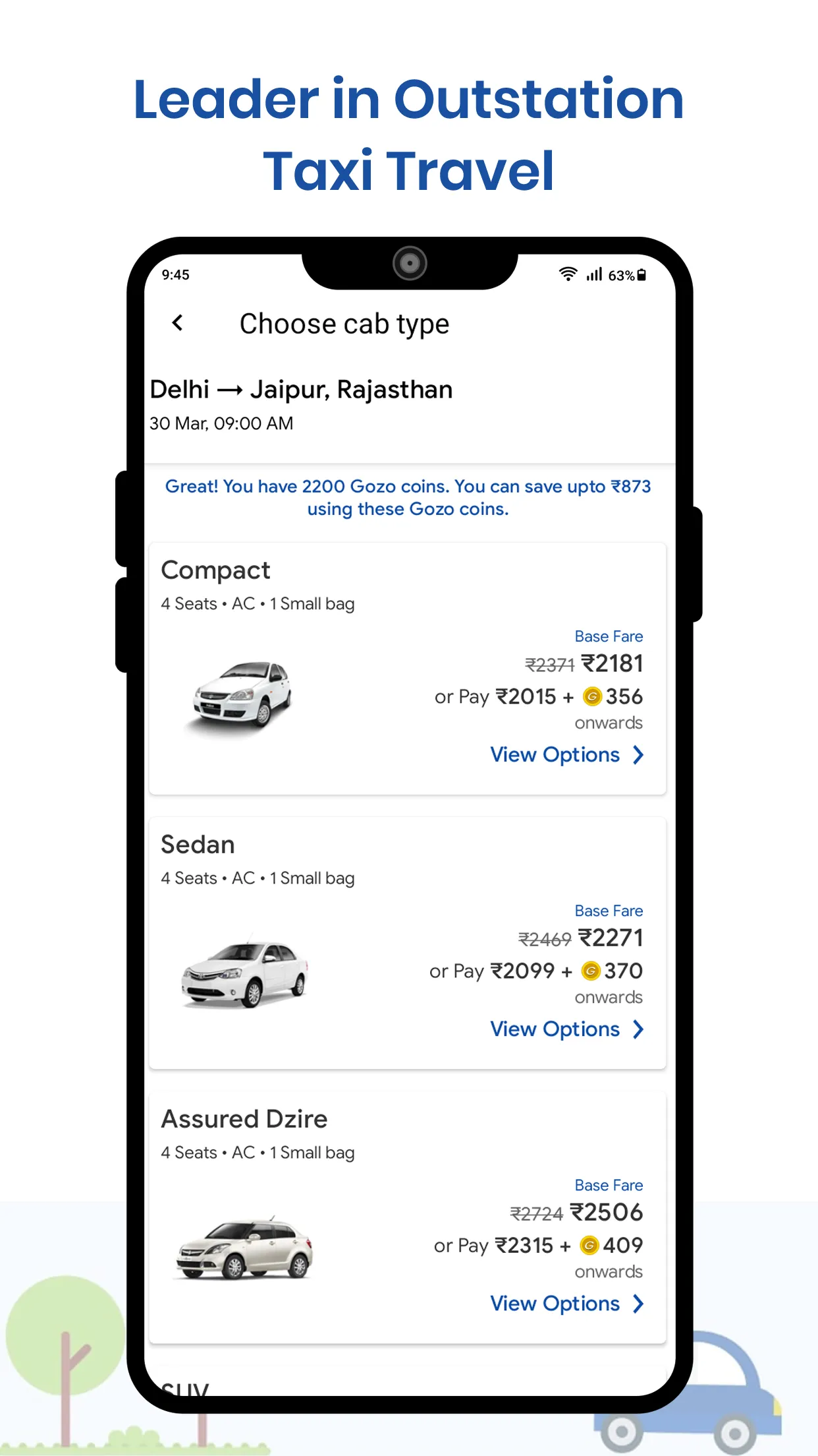 Gozo Cabs - Travel all India | Indus Appstore | Screenshot