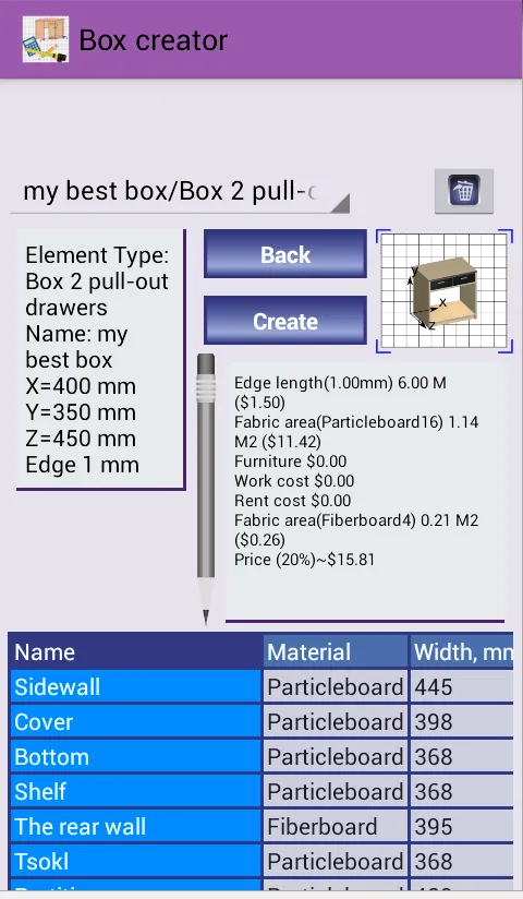 Box Creator | Indus Appstore | Screenshot