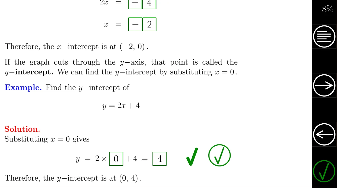 Algebra Tutorial 2: Linear Eqs | Indus Appstore | Screenshot