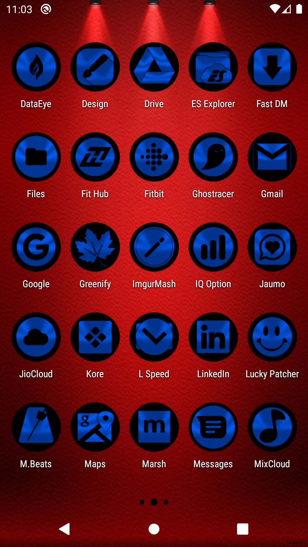 Oreo Blue Icon Pack | Indus Appstore | Screenshot