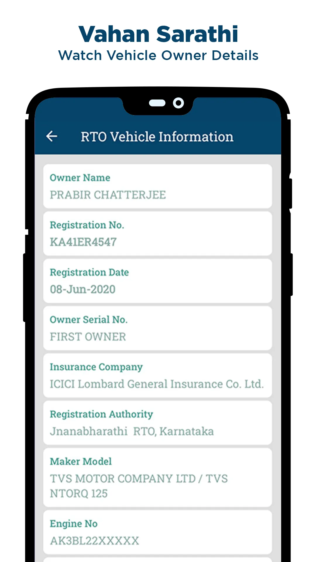 Vahan Sarathi | Indus Appstore | Screenshot