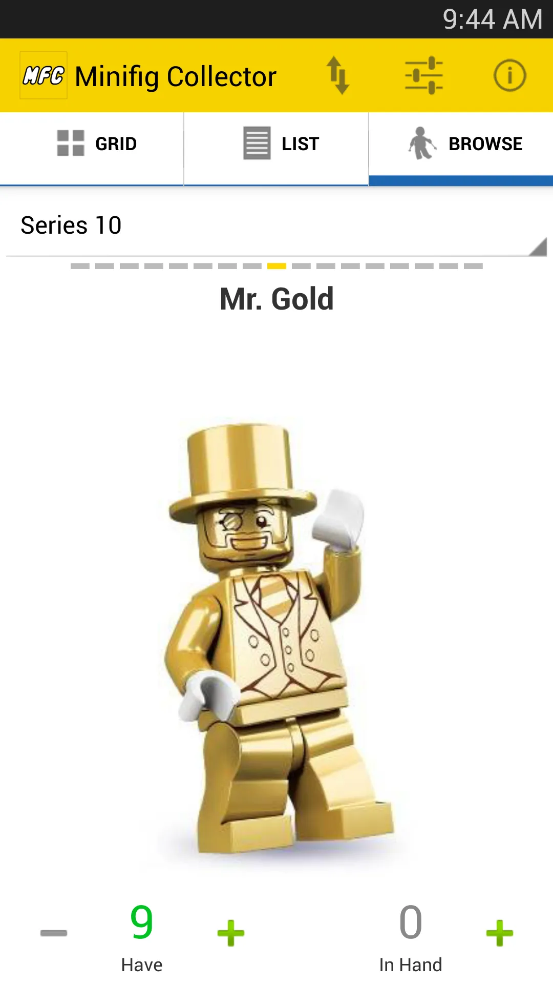 Minifig Collector for LEGO® | Indus Appstore | Screenshot