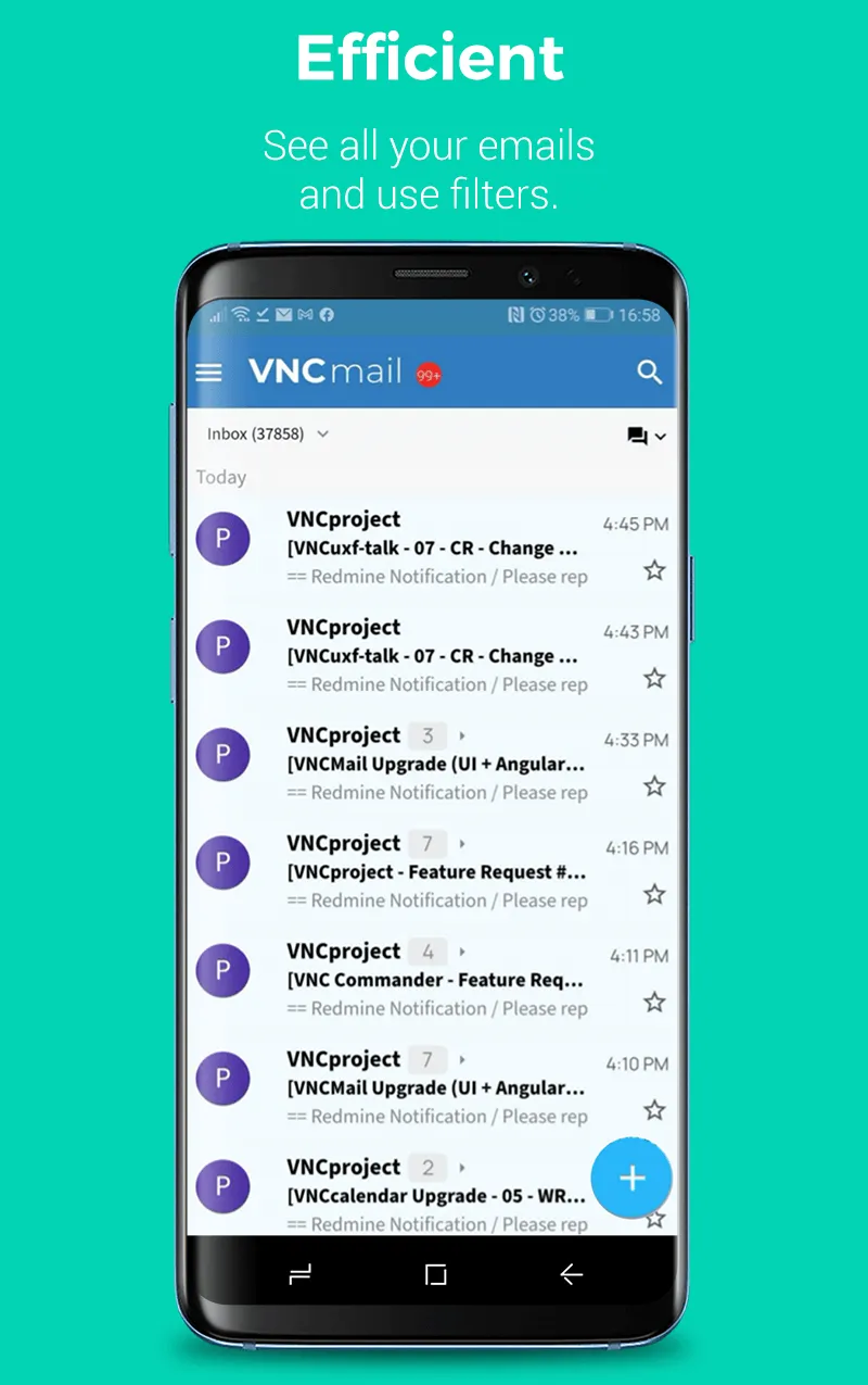 VNCmail: email communication | Indus Appstore | Screenshot