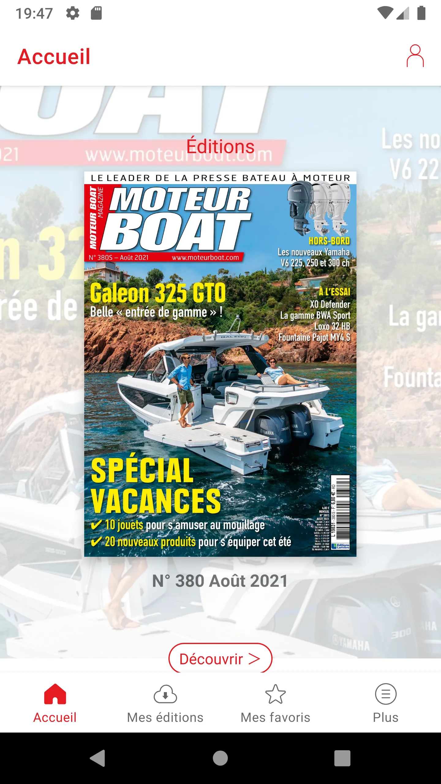 Moteur Boat Magazine | Indus Appstore | Screenshot