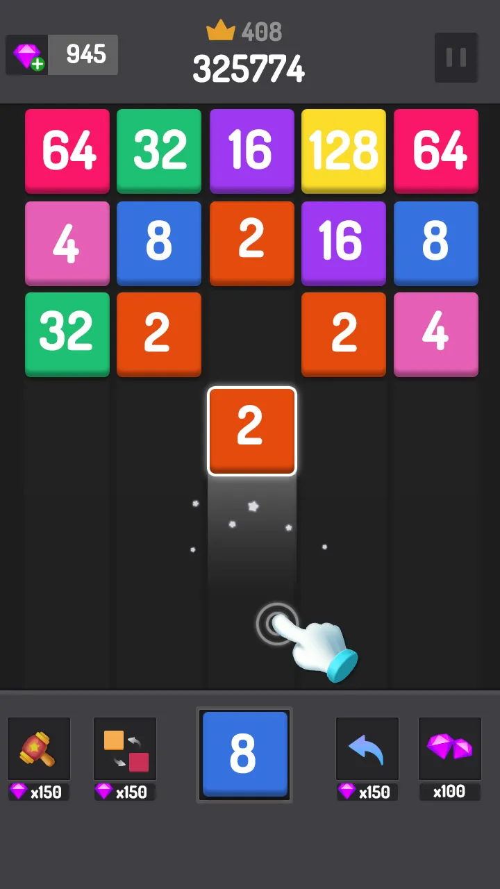 Number Games - 2048 Blocks | Indus Appstore | Screenshot