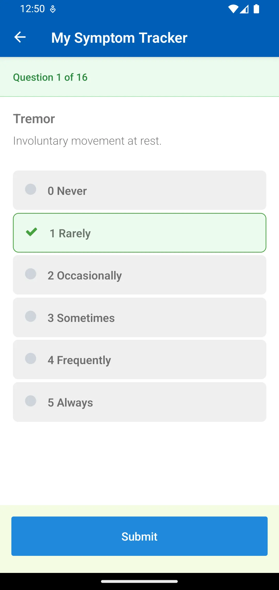 APDA Symptom Tracker | Indus Appstore | Screenshot