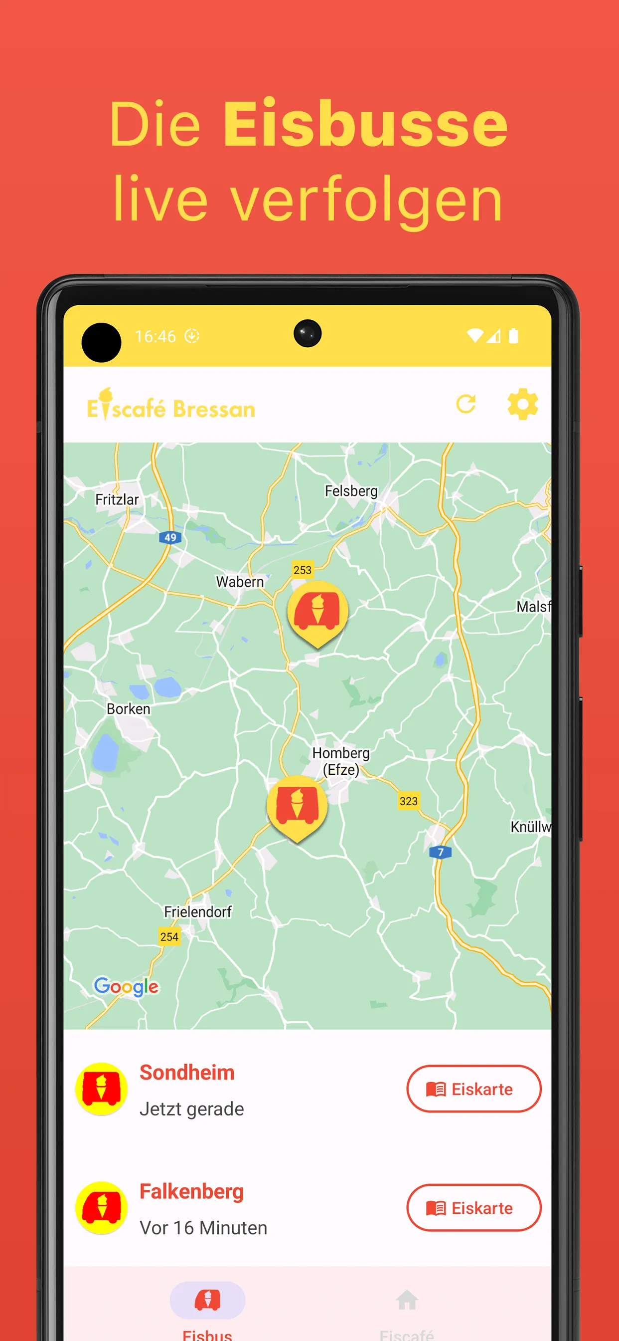 Eiscafé Bressan | Indus Appstore | Screenshot