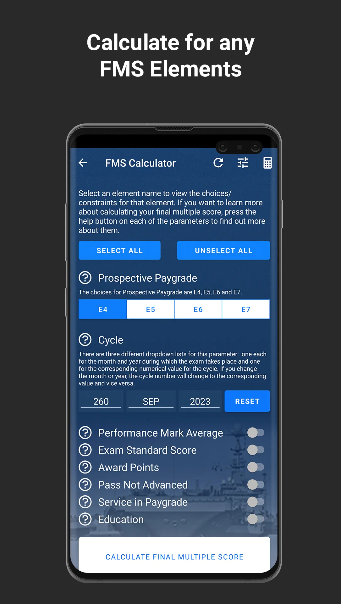 FMS Calculator | Indus Appstore | Screenshot