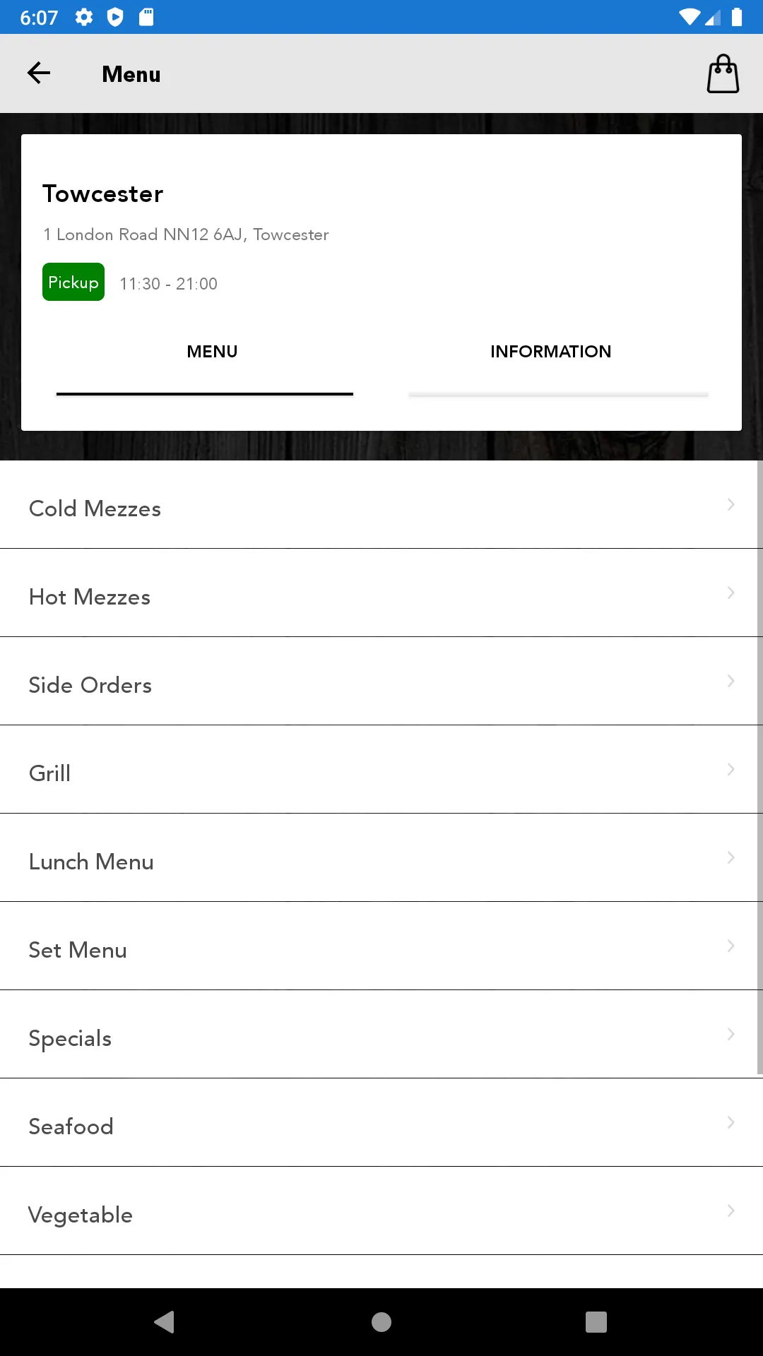 Olive Tree Restaurant | Indus Appstore | Screenshot