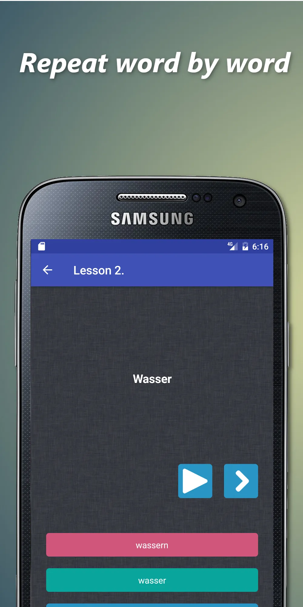 German audio lessons | Indus Appstore | Screenshot