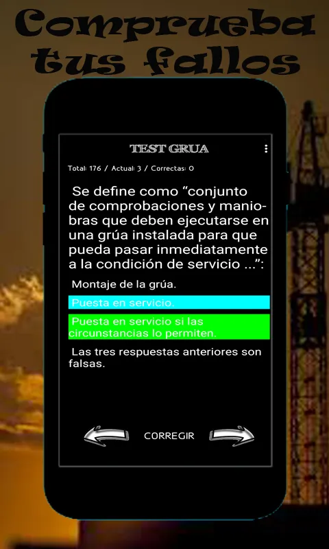 Test de operador de Grúa Torre | Indus Appstore | Screenshot