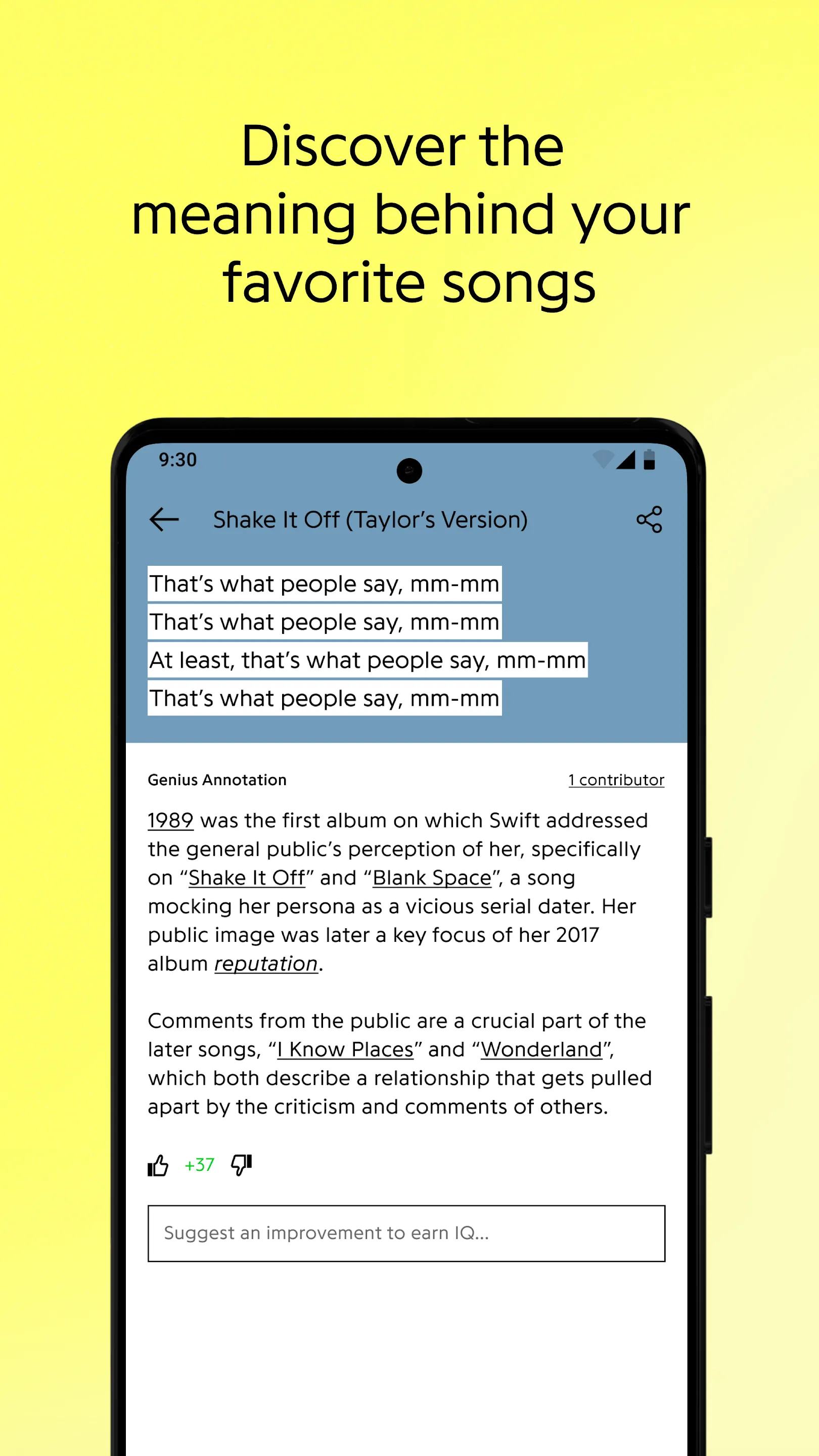 Genius — Song Lyrics Finder | Indus Appstore | Screenshot