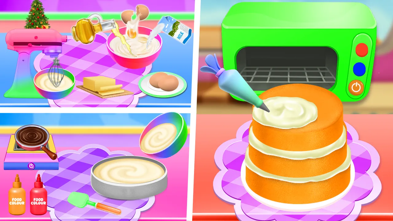 Christmas Cakes Cooking Bakery | Indus Appstore | Screenshot