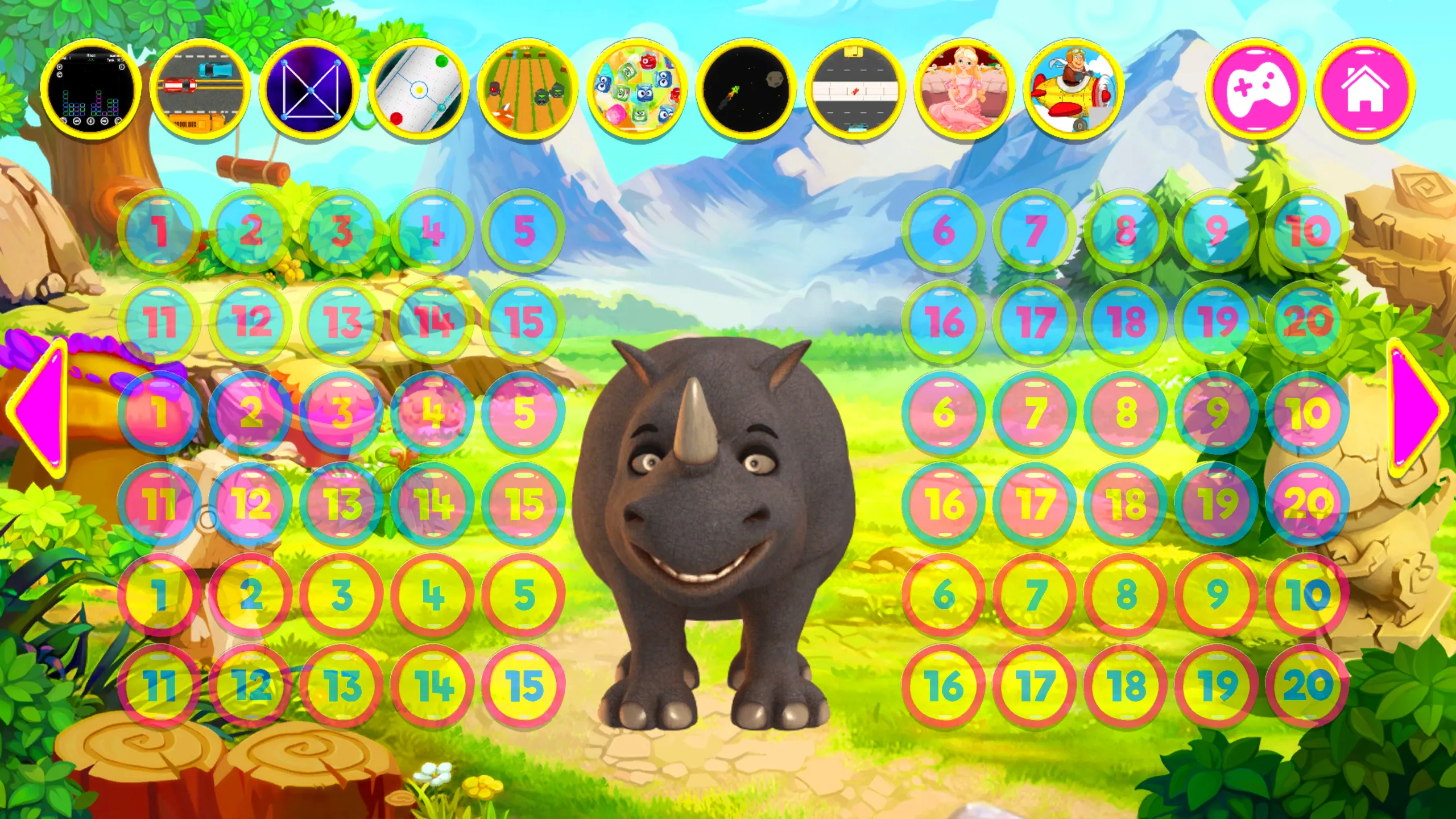 Talking Rhino Hero And Junior | Indus Appstore | Screenshot