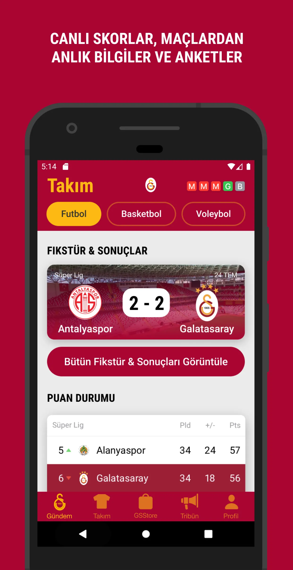 Galatasaray | Indus Appstore | Screenshot