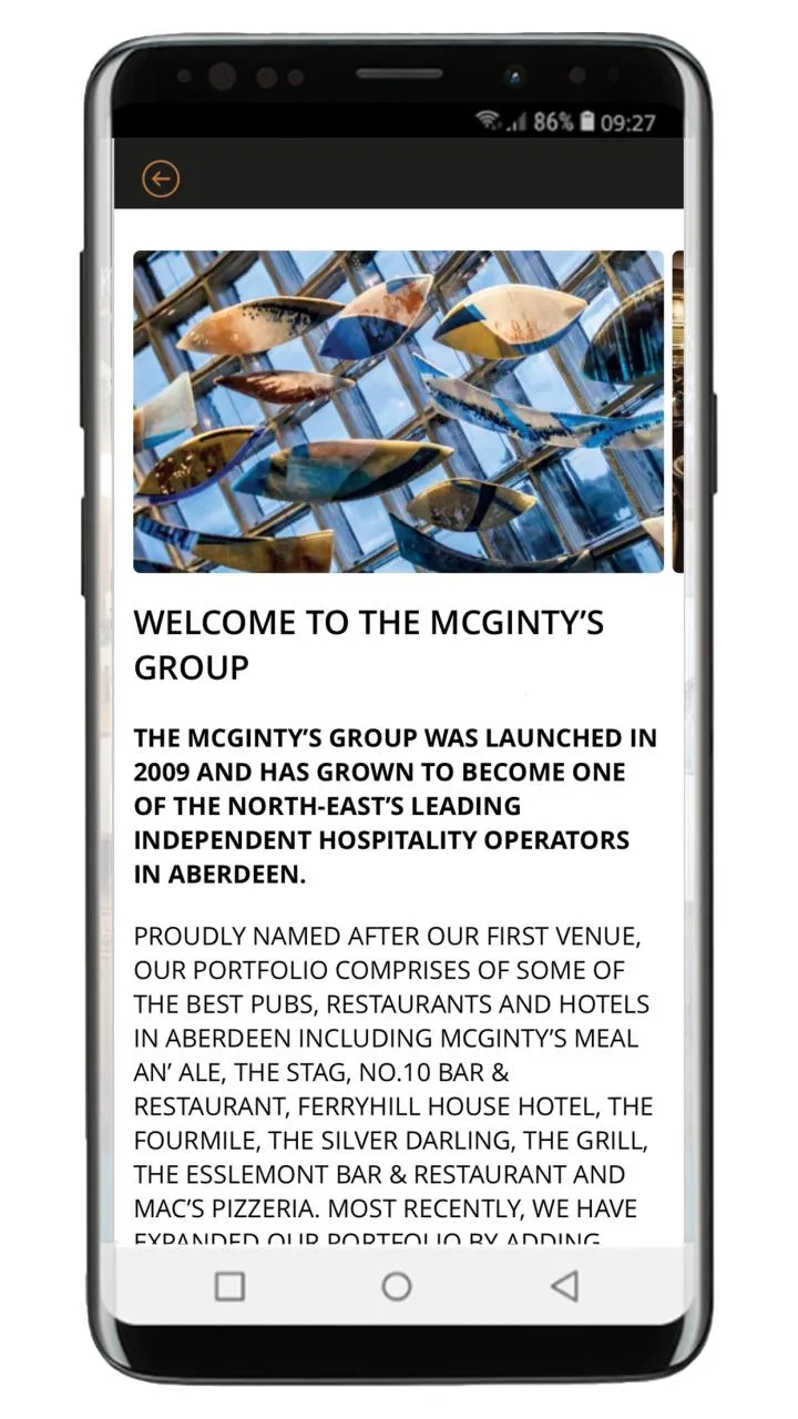 The McGinty's Group | Indus Appstore | Screenshot