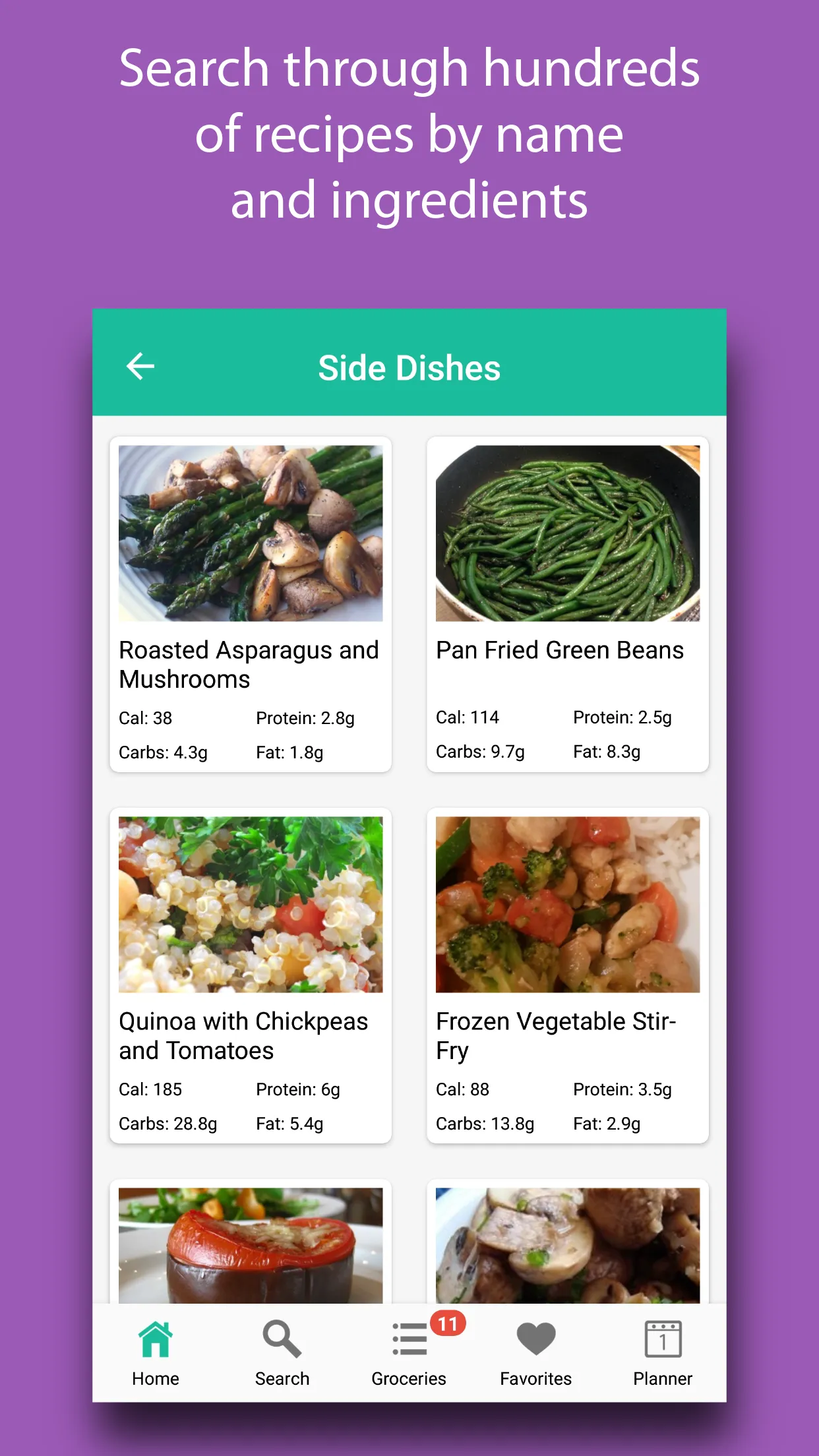 Low-Calorie Recipes - Grocery  | Indus Appstore | Screenshot