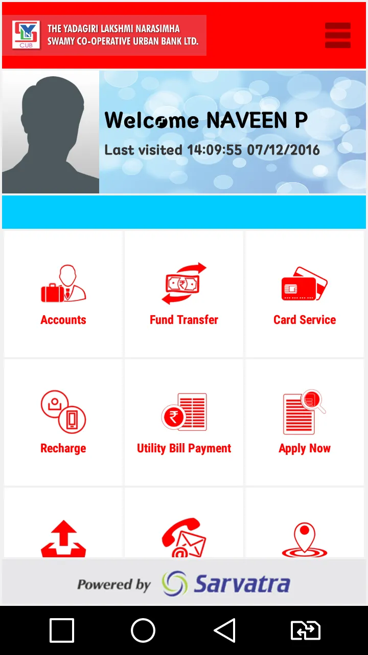 YLNS BANK MOBILE BANKING | Indus Appstore | Screenshot