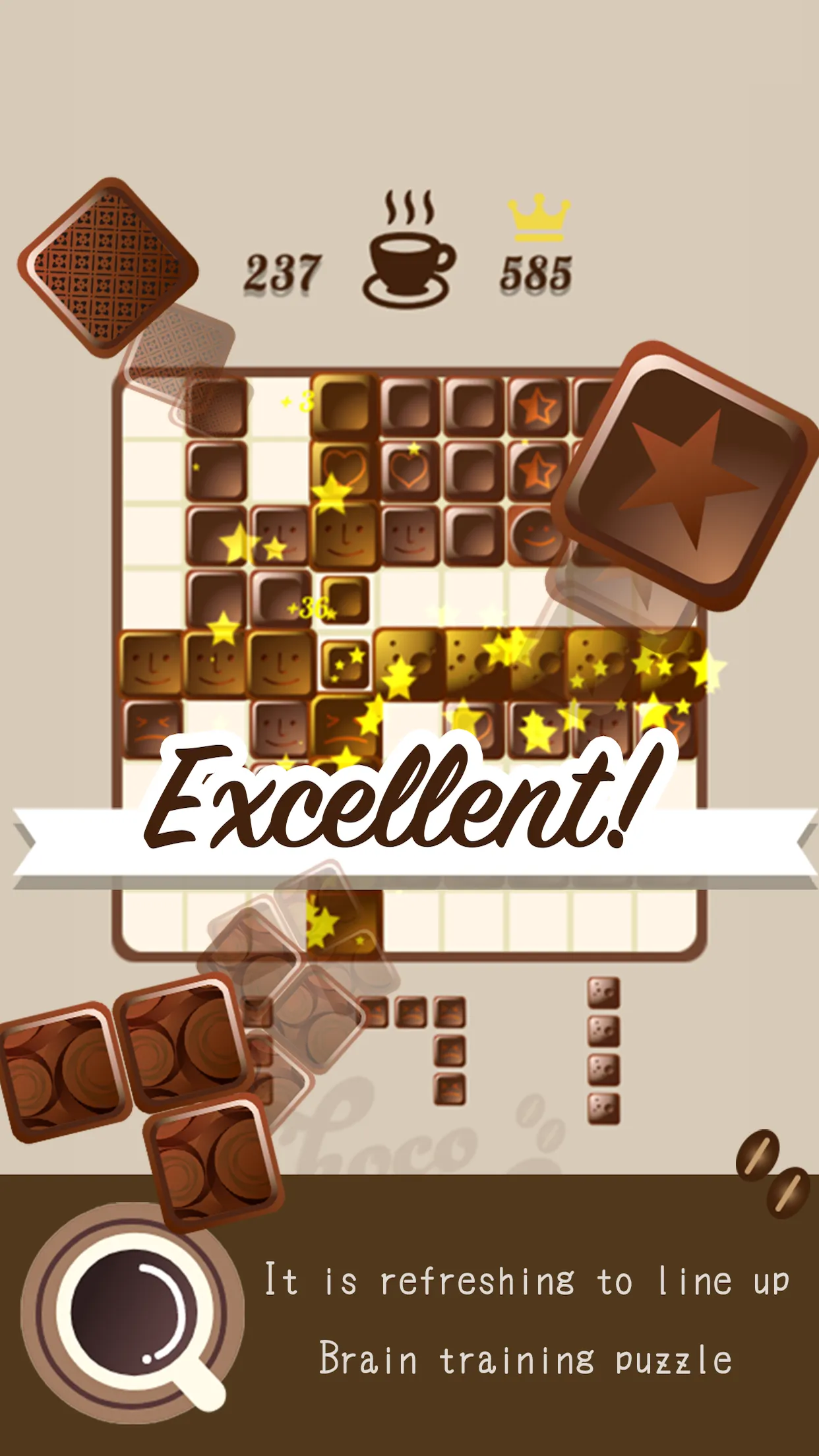 Block Puzzle Chocolate&Puzzle | Indus Appstore | Screenshot