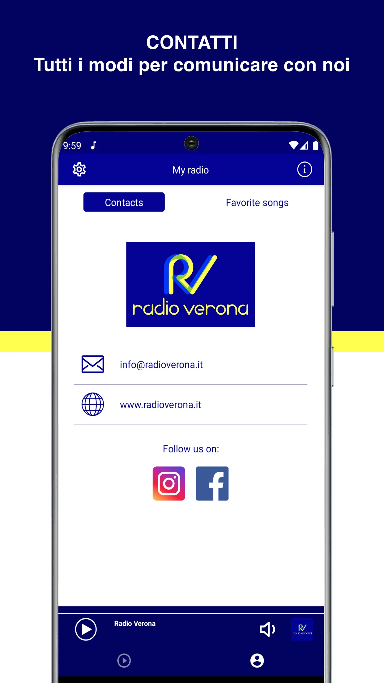 Radio Verona | Indus Appstore | Screenshot