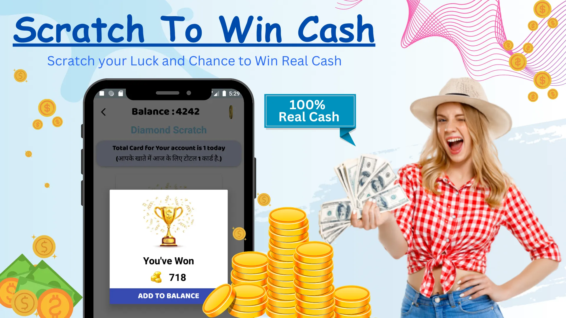 Scratch to Win Cash 2025 | Indus Appstore | Screenshot