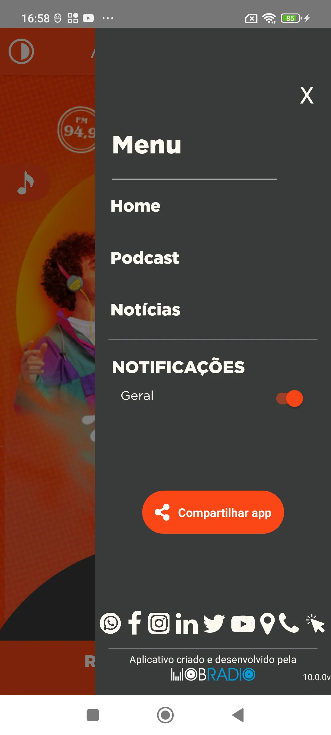 Rádio Alvorada FM | Indus Appstore | Screenshot