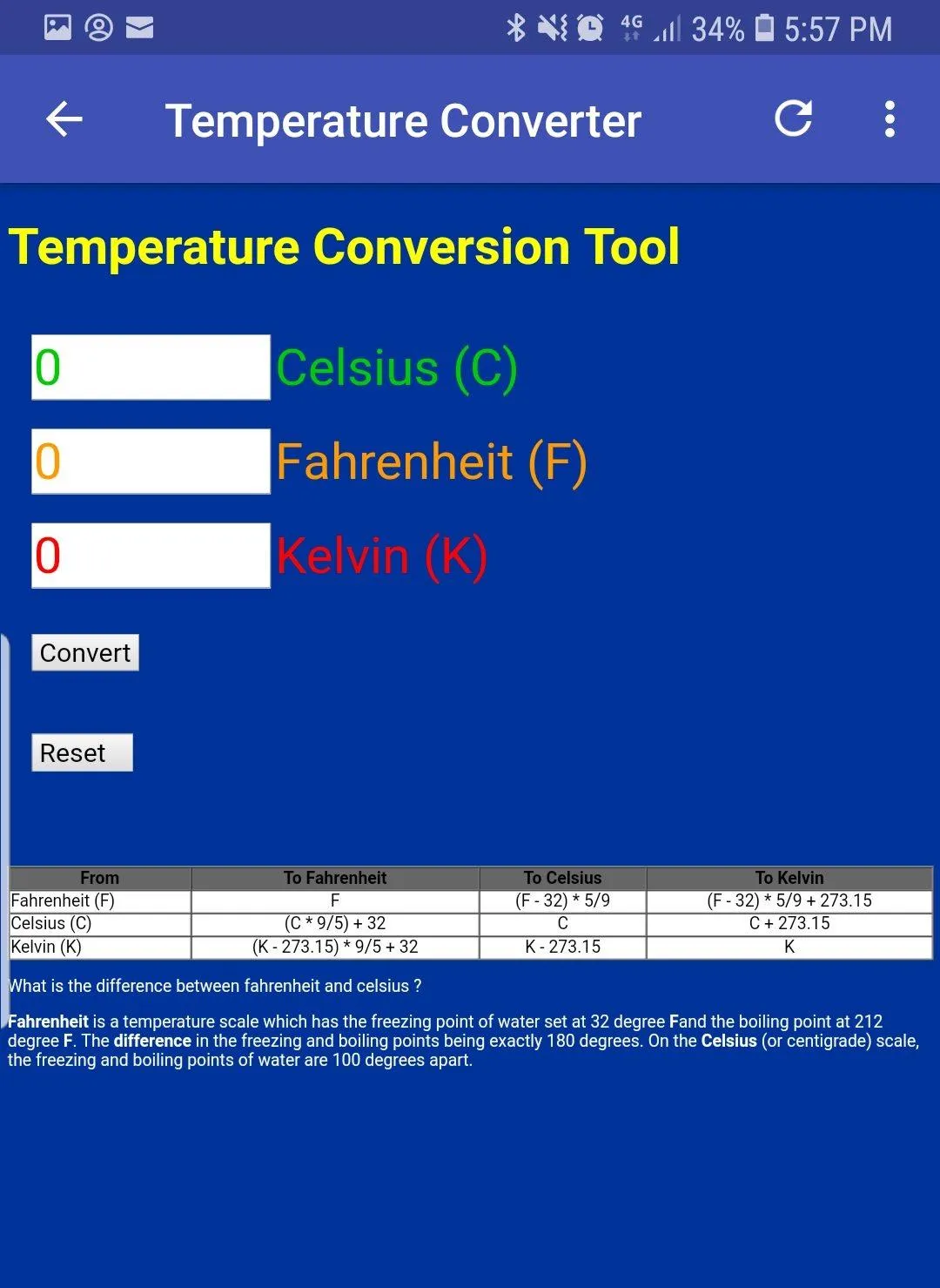 Baking Measurements & Temp App | Indus Appstore | Screenshot