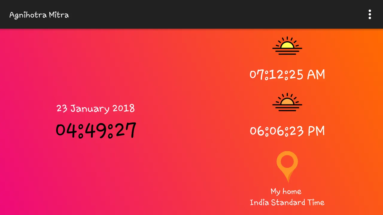 Agnihotra Buddy | Indus Appstore | Screenshot