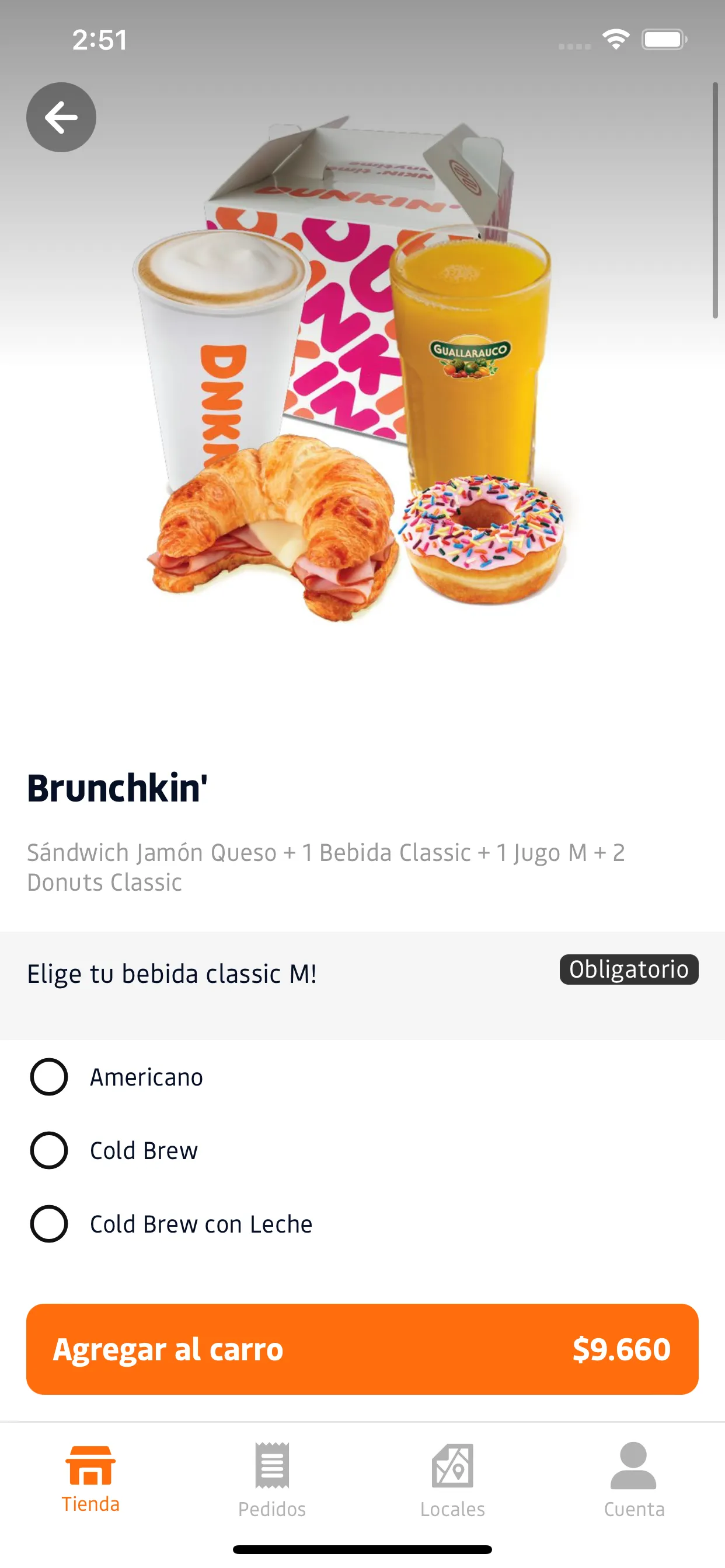 Dunkin' App Chile | Indus Appstore | Screenshot