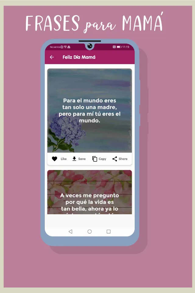 Tarjetas para Mamá | Indus Appstore | Screenshot