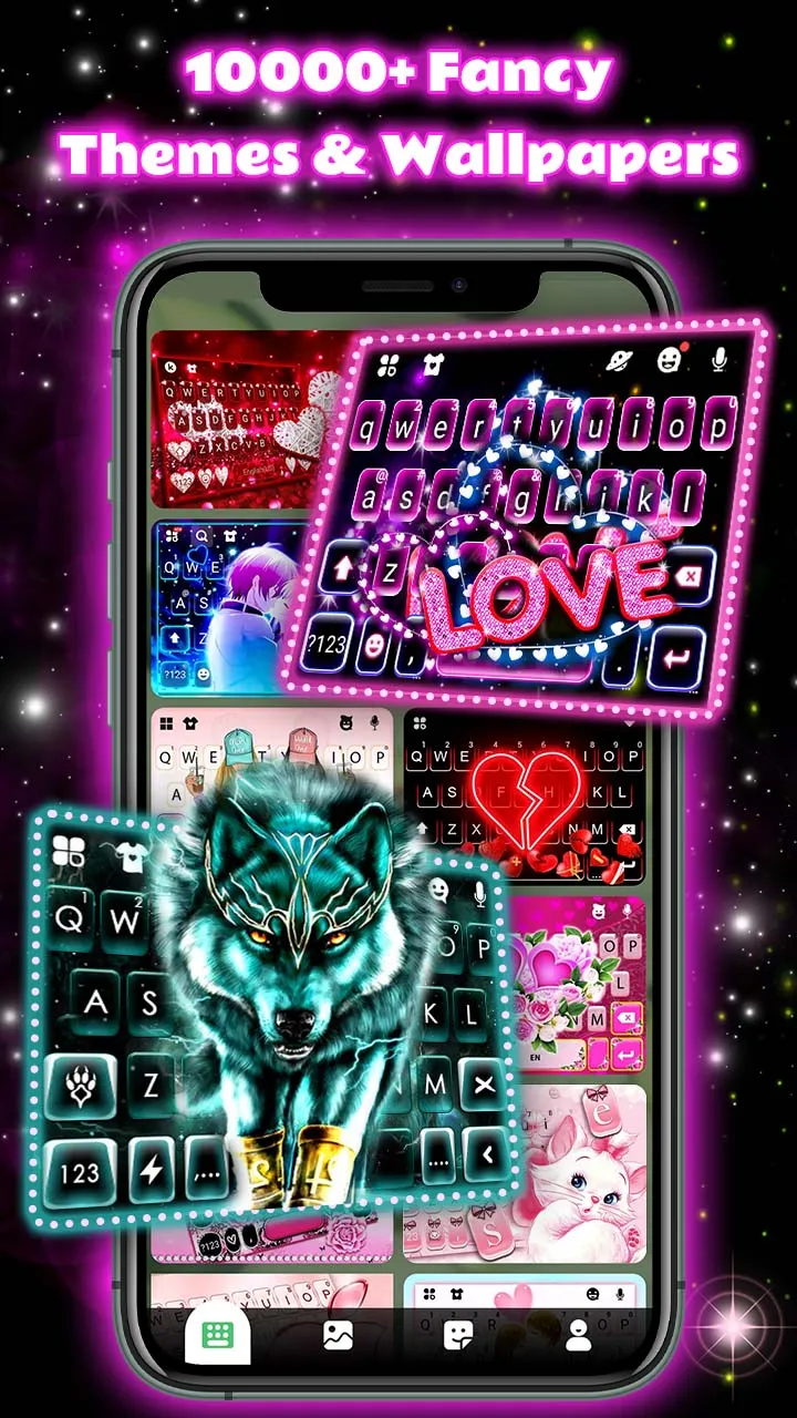 Neon Love Theme | Indus Appstore | Screenshot