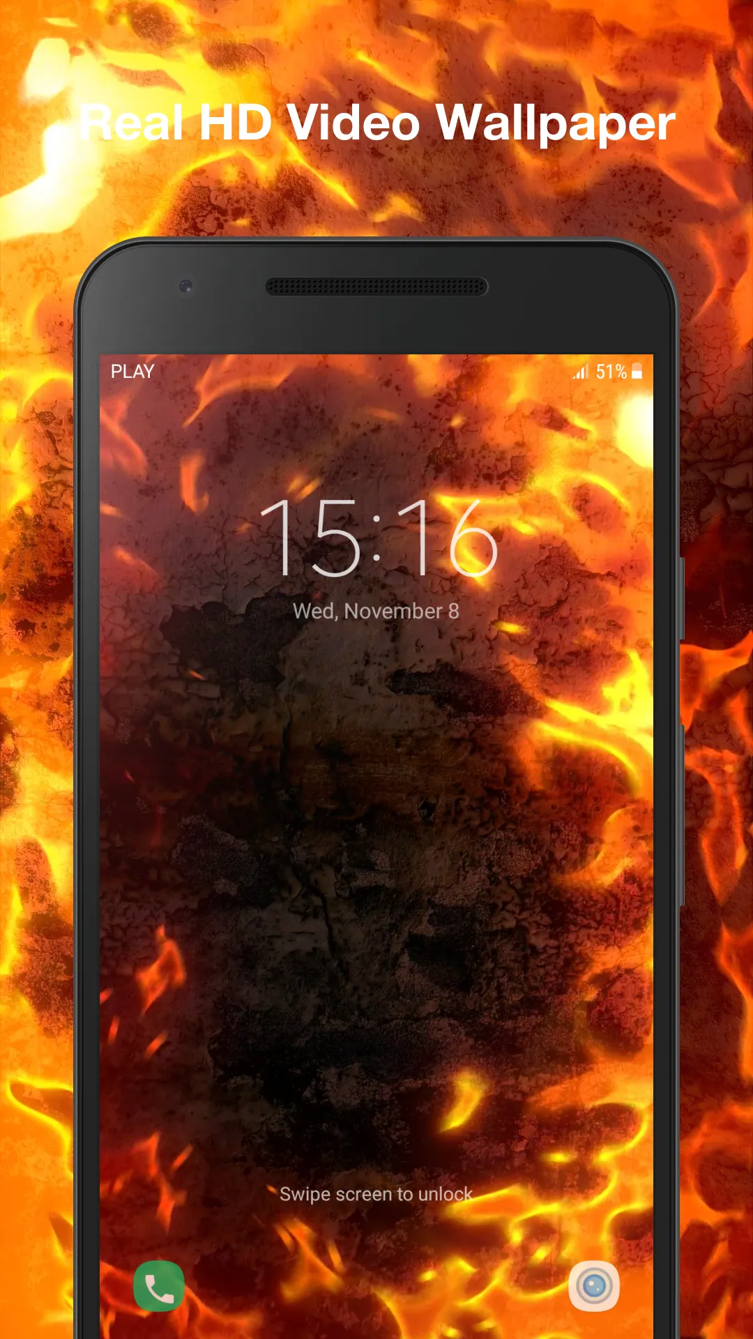 Fire Edges Live Wallpaper | Indus Appstore | Screenshot