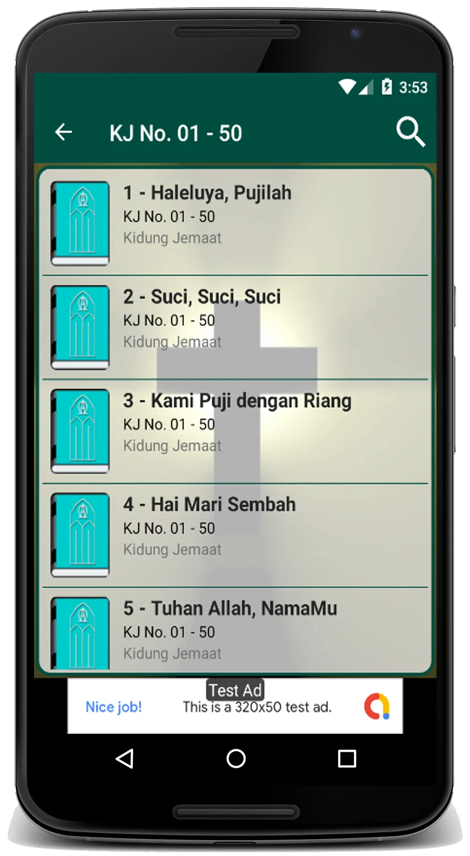 Kidung Rohani ~ KJ ; PKJ ; NKB | Indus Appstore | Screenshot