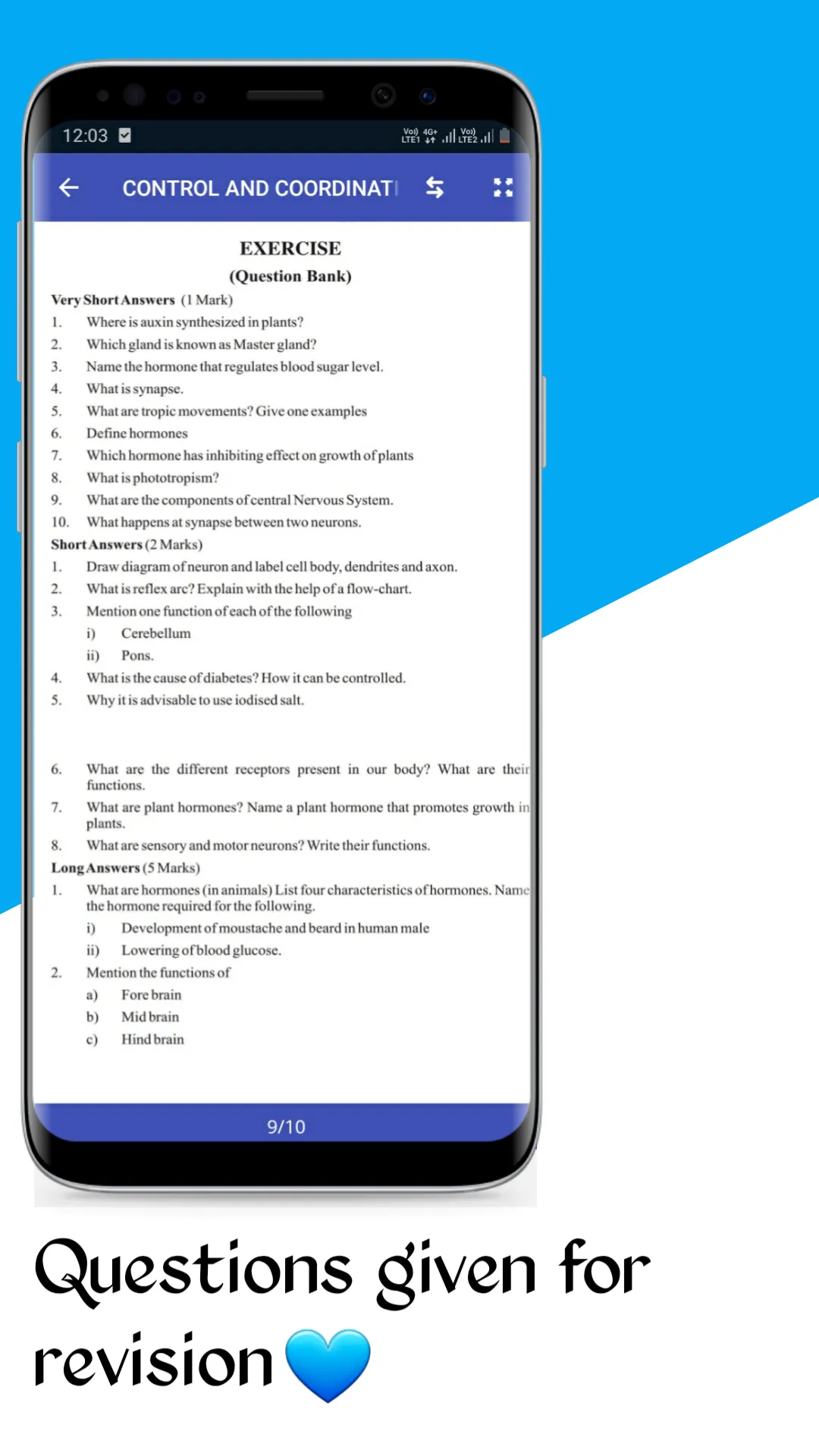 Class 10 Science Notes | CBSE | Indus Appstore | Screenshot