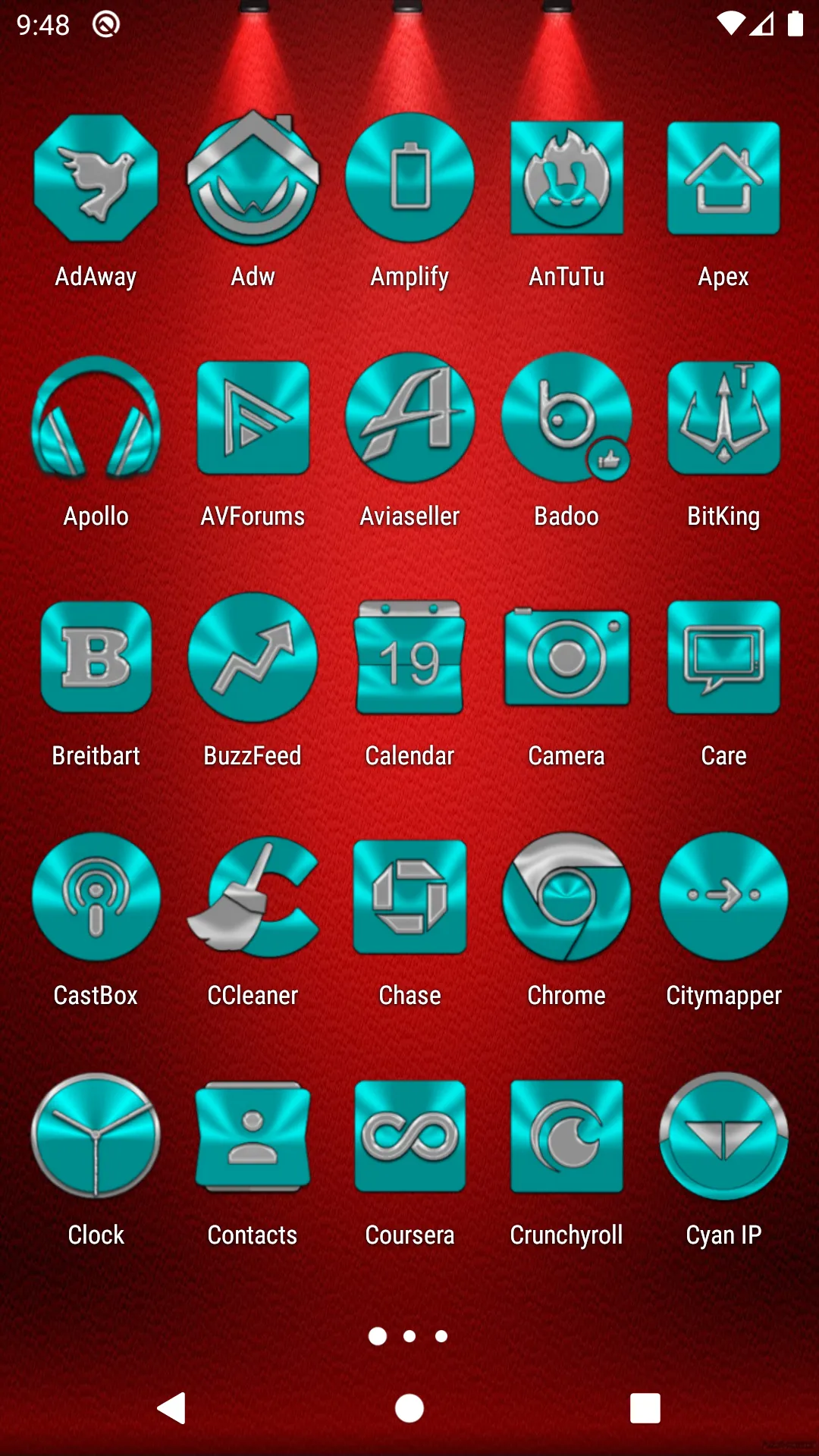 Cyan Icon Pack | Indus Appstore | Screenshot