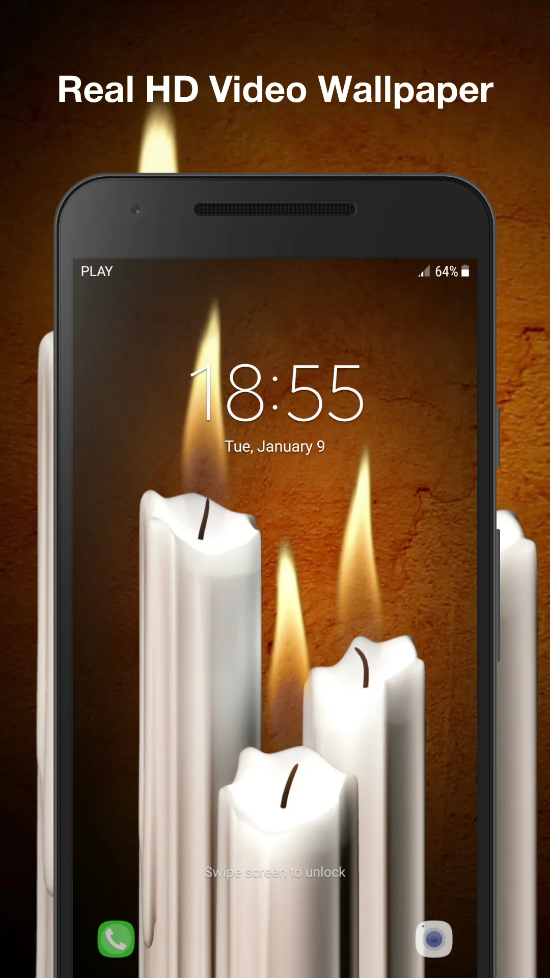 3d Candles Live Wallpaper | Indus Appstore | Screenshot