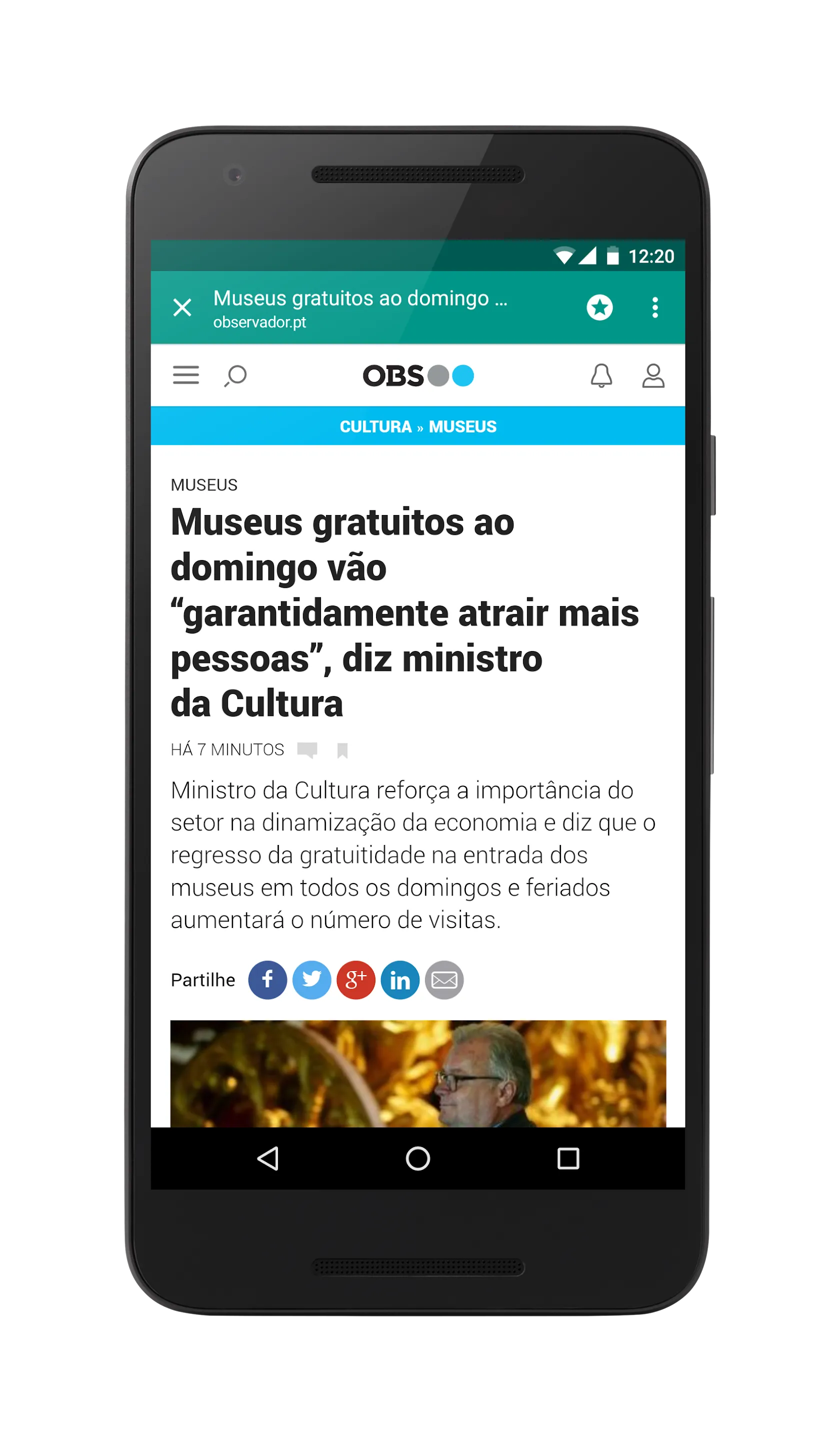 Informação ao Minuto | Indus Appstore | Screenshot