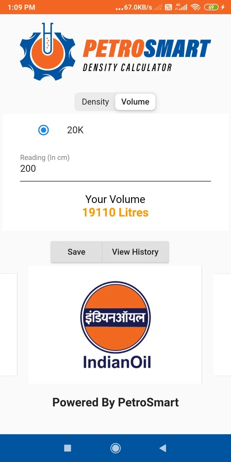 Fuel Density Calculator | Indus Appstore | Screenshot