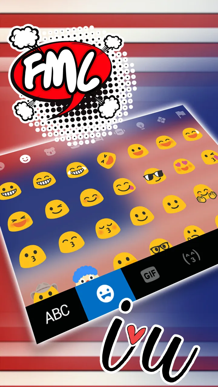 American Flag Keyboard Backgro | Indus Appstore | Screenshot