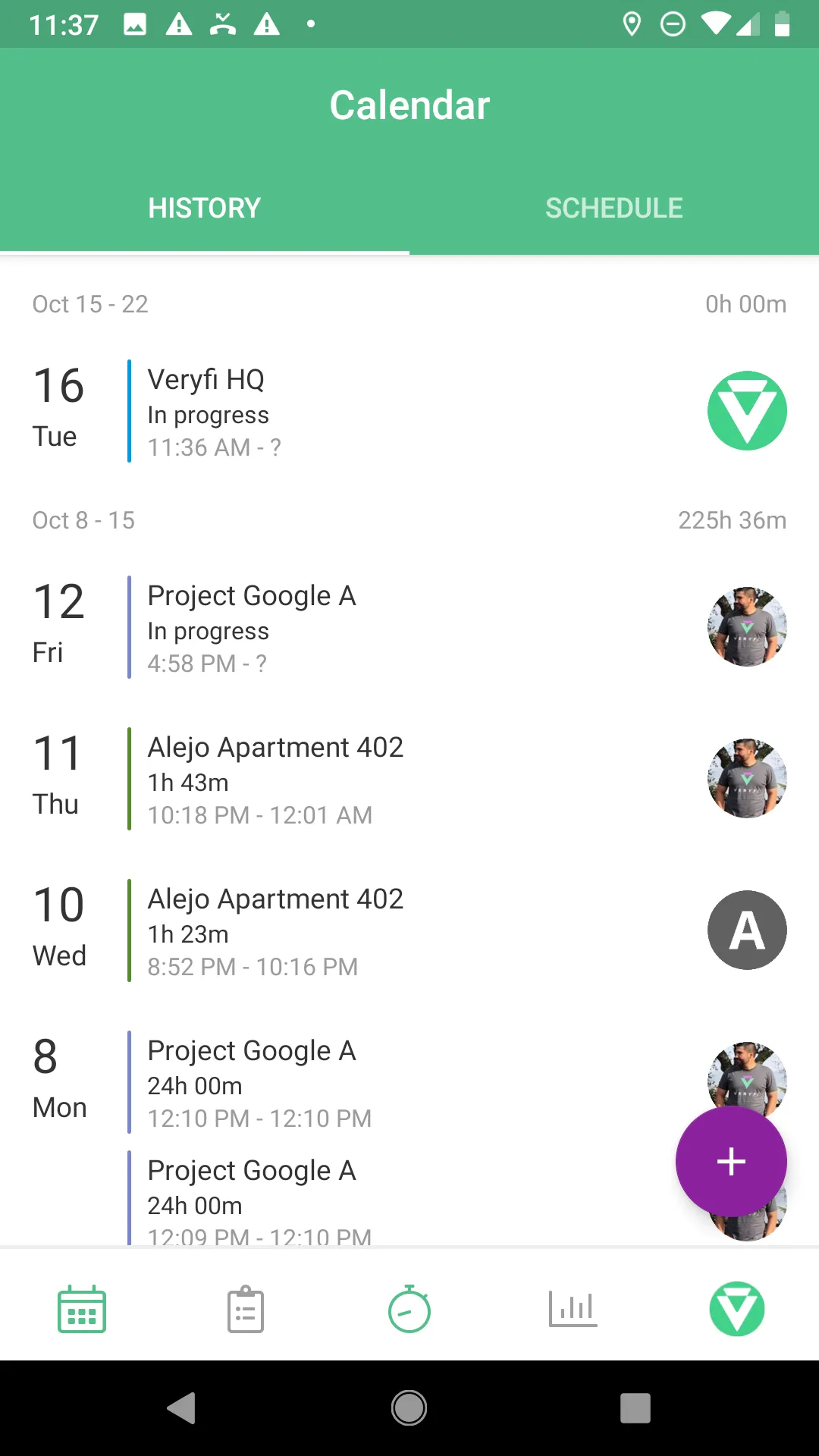 Timesheets Time Tracker | Indus Appstore | Screenshot