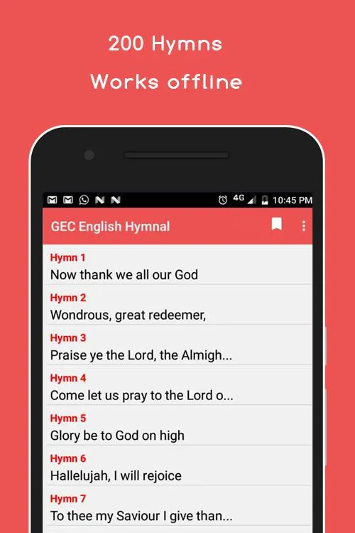 GEC English Hymnal | Indus Appstore | Screenshot