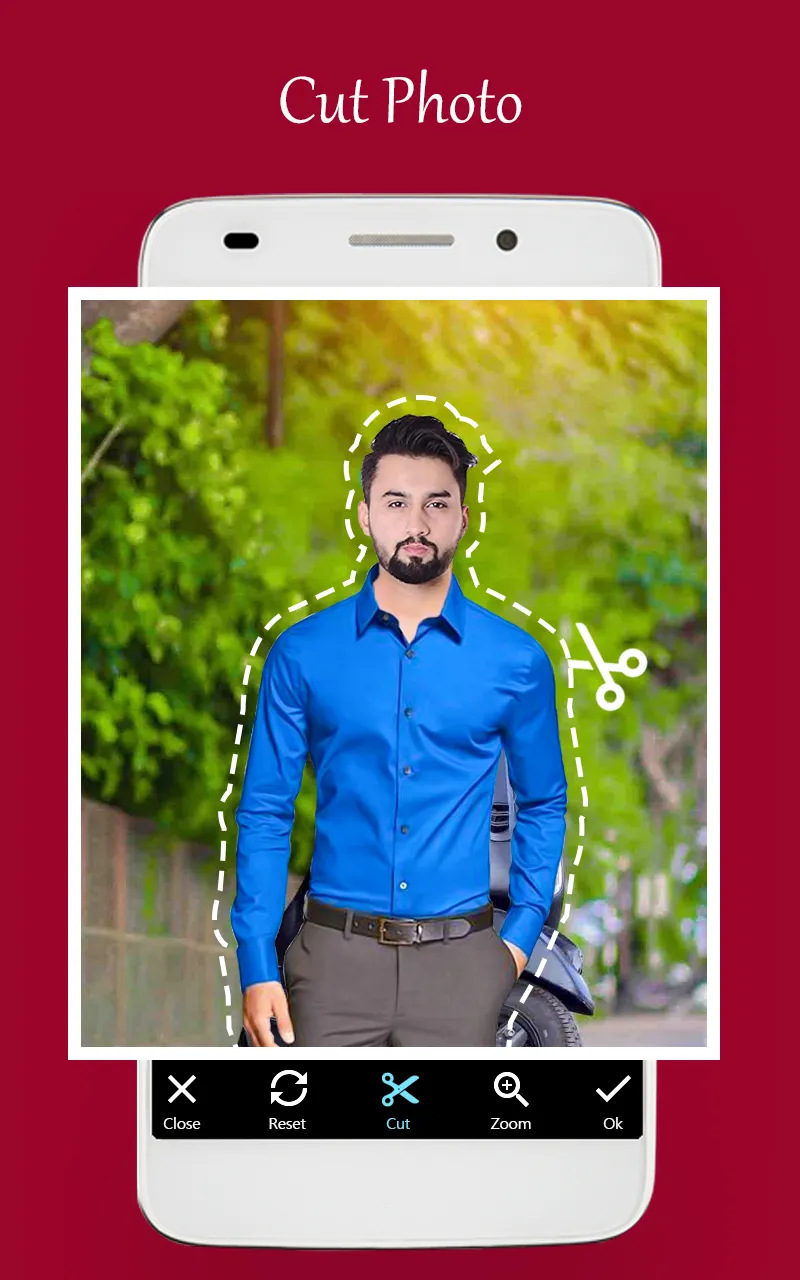 Men formal shirt photo editor | Indus Appstore | Screenshot