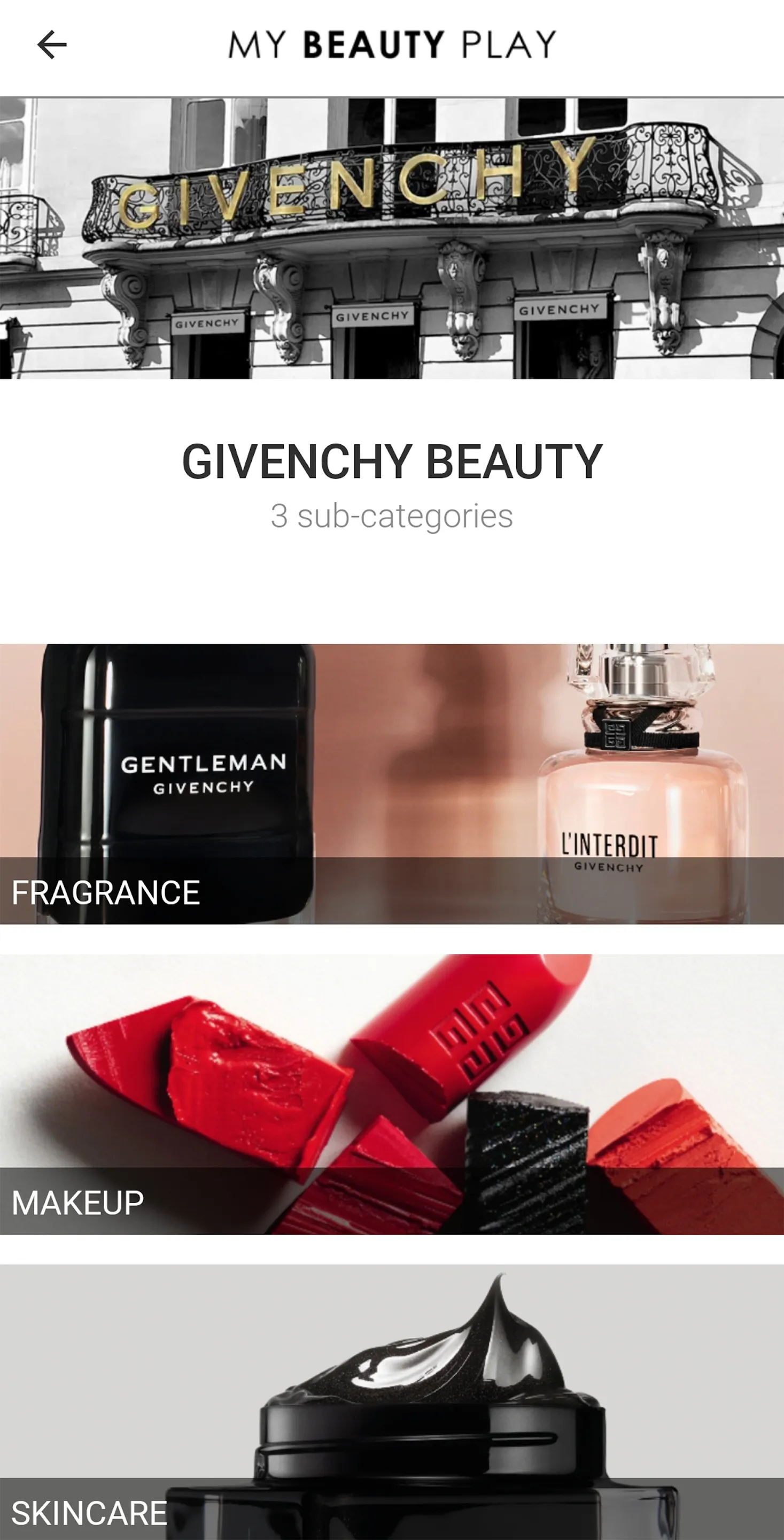 MYBEAUTYPLAY - Givenchy Kenzo | Indus Appstore | Screenshot