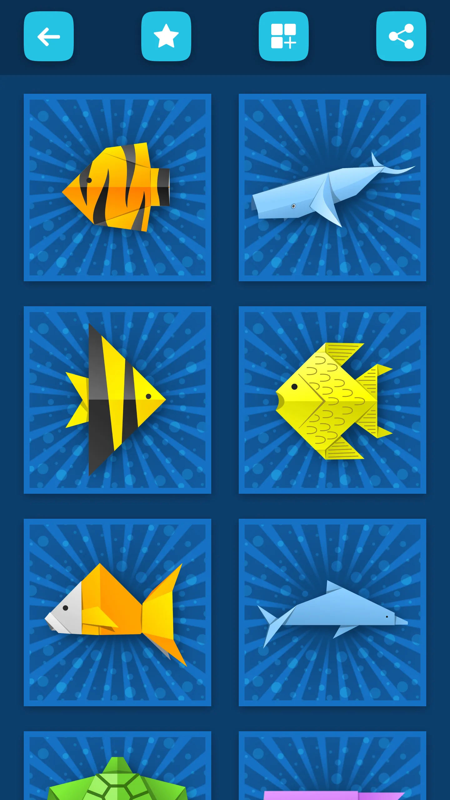 Origami Fishes From Paper | Indus Appstore | Screenshot